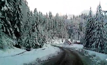 Перевали на Закарпатті завалило снігом.