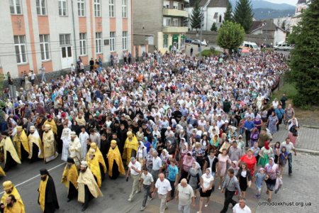 20 серпня 2017 року у Хустській єпархії пройшов Традиційний Хресний Хід.