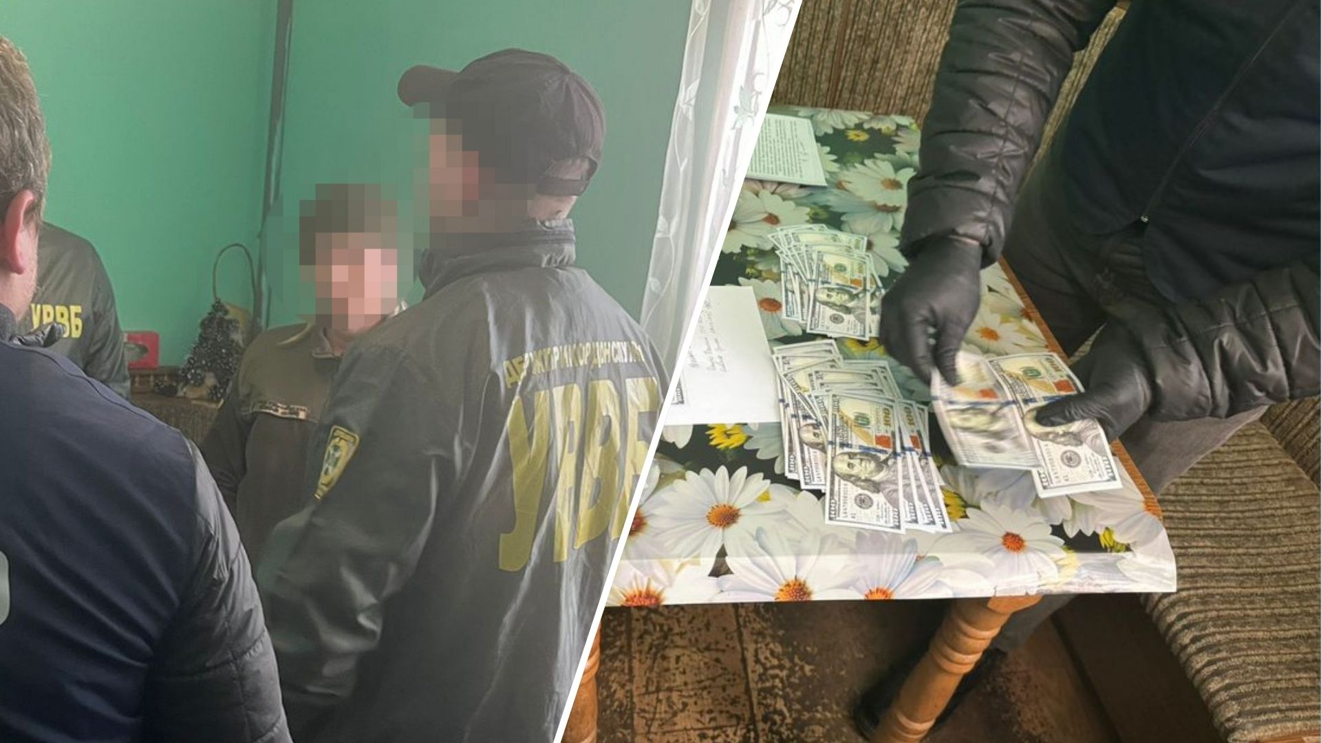 The SBI employees, in cooperation with the State Border Guard Service, detained a law enforcement officer in Lviv region who promised to smuggle a man of military age across the border for $9000.