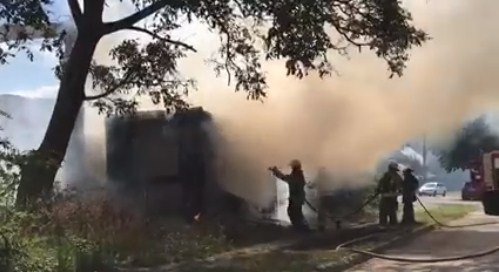 17 липня близько 11:15 у мікрорайоні Росвигово трапилася пожежа.