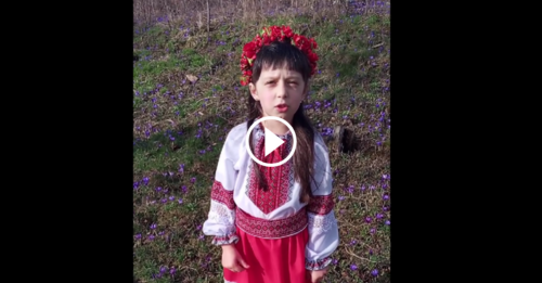 Маленькая Иванка из села Онок с нетерпением ждет своего папу-героя с войны.