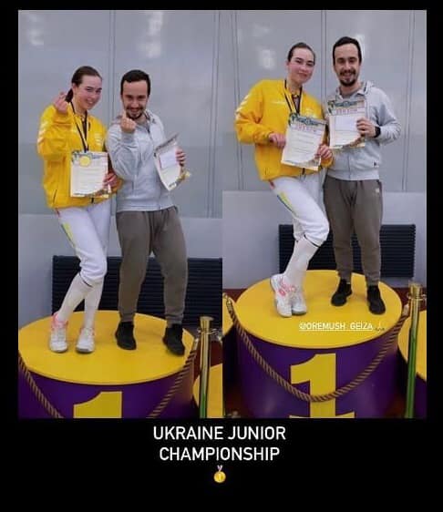Ужогородка Александра Лазаренко завоевала «золото» чемпионата Украины по фехтованию.