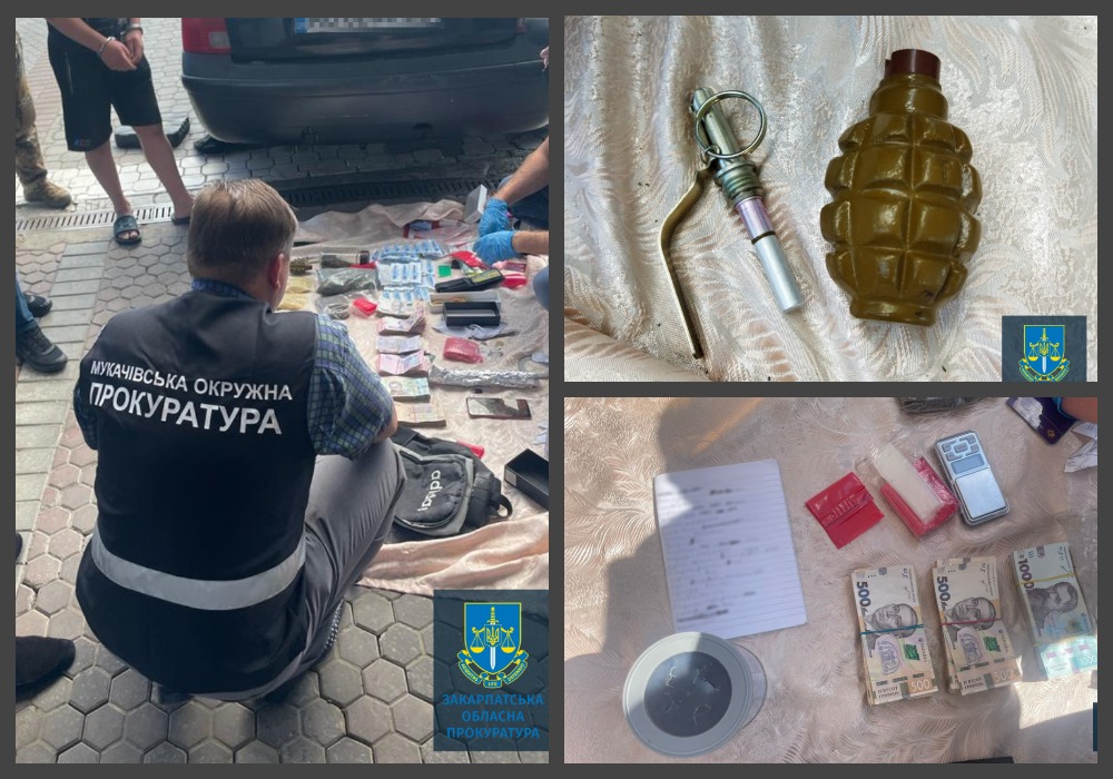 У Мукачеві перед судом постане місцевий житель, який збував метамфетамін і PVP та возив із собою гранату