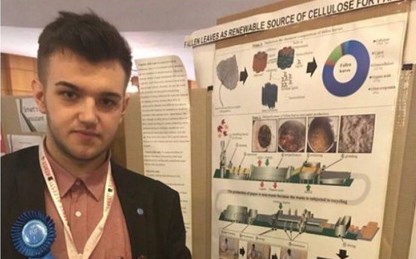 Школяр із Хустщини з проектом екопаперу переміг на Міжнародній олімпіаді з екології
