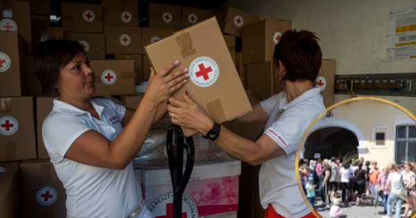 Червоний хрест Угорщини продовжує допомагати українським переселенцям. Від початку війни організація доправила на Закарпаття понад 300 тонн гуманітарного вантажу.