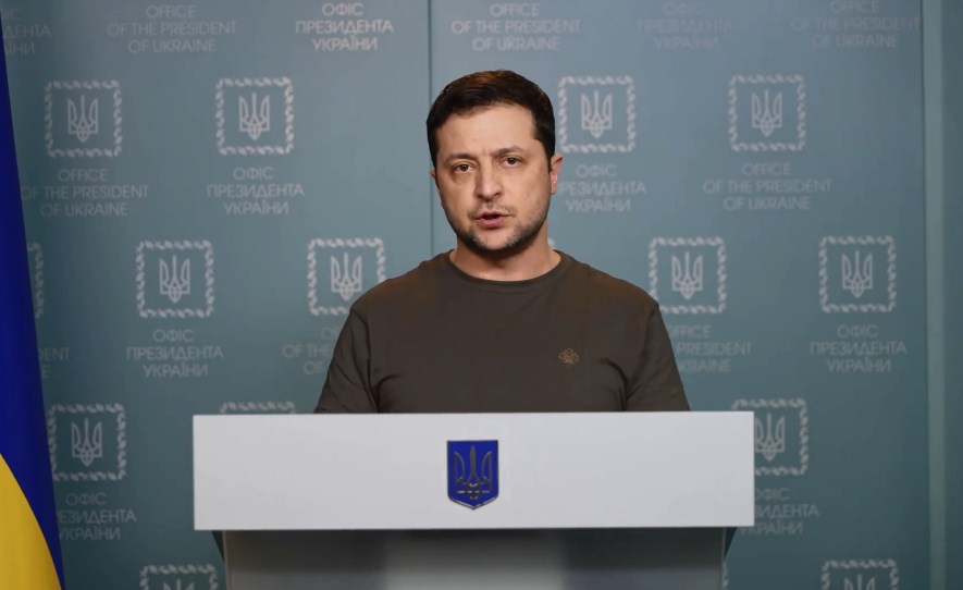 Выступление Президента Украины Владимира Зеленского.