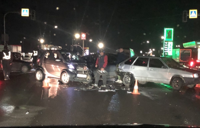 ДТП под Мукачево: столкнулись три автомобиля