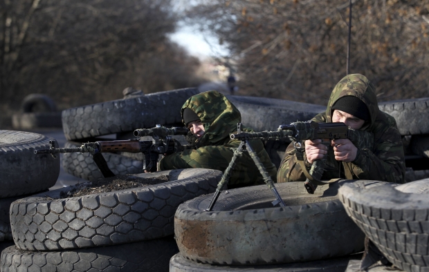 В Дебальцево - боевая операция