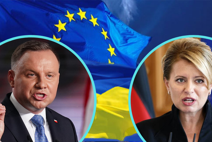 Президенты Польши и Словакии планируют совместно убедить Украину предоставить статус кандидата на членство в ЕС тем странам блока, которые сейчас колеблются по этому поводу. 