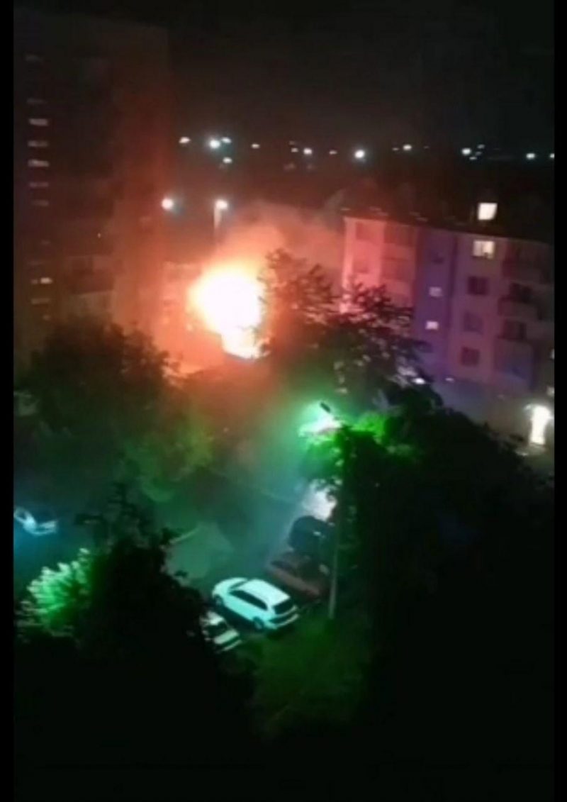 У Мукачеві сталася масштабна пожежа: горів супермаркет (ФОТО)