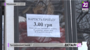 Жители Мукачева будут платить за проезд в городском транспорте 3 гривны (ВИДЕО)