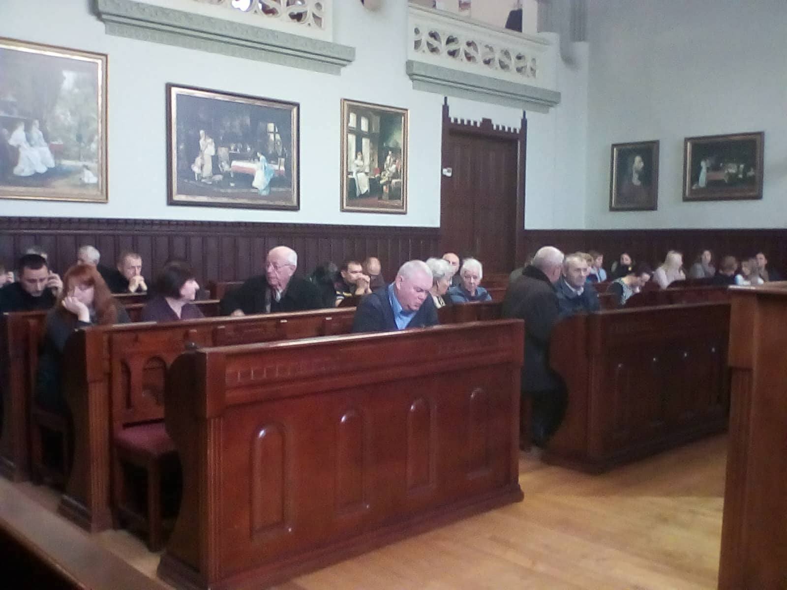 Зустріч почалася о 12 годині в приміщенні Мукачівської міської ради.