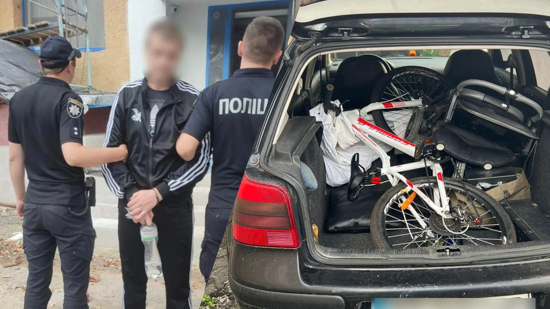 На Закарпатті 44-річний чоловік викрав дитячий візочок та велосипед з багатоповерхівки (ФОТО)