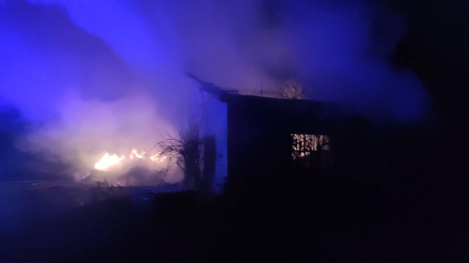 Пожар случился в деревне Сасово.