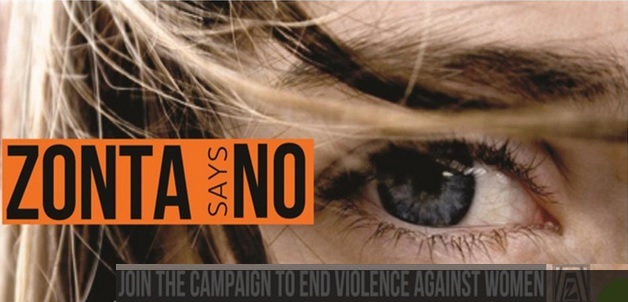 До Дня боротьби з насильством міжнародний жіночий клуб «Зонта» в Ужгороді провів акцію «Зонта говорить НІ!» (Zonta says NO!). 