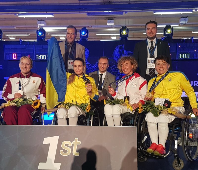 Чудові новини із Терні, де стартував Чемпіонат Європи з паралімпійського фехтування.
