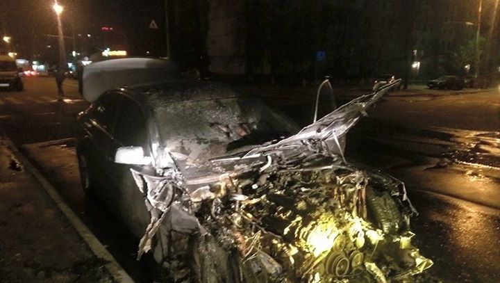 Керівникові "Укрзалізниці" невідомі спалили авто