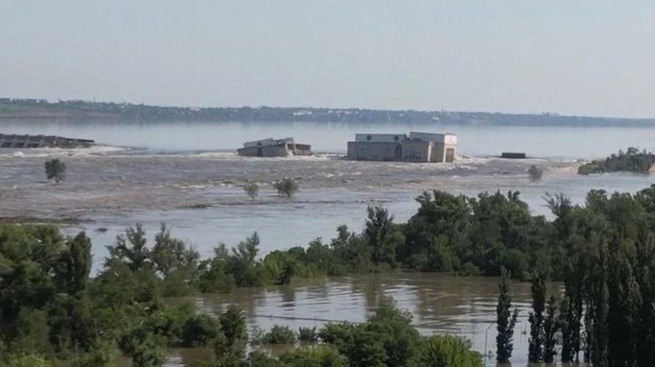 Рівень води у Каховському водосховищі продовжує падати: що відомо