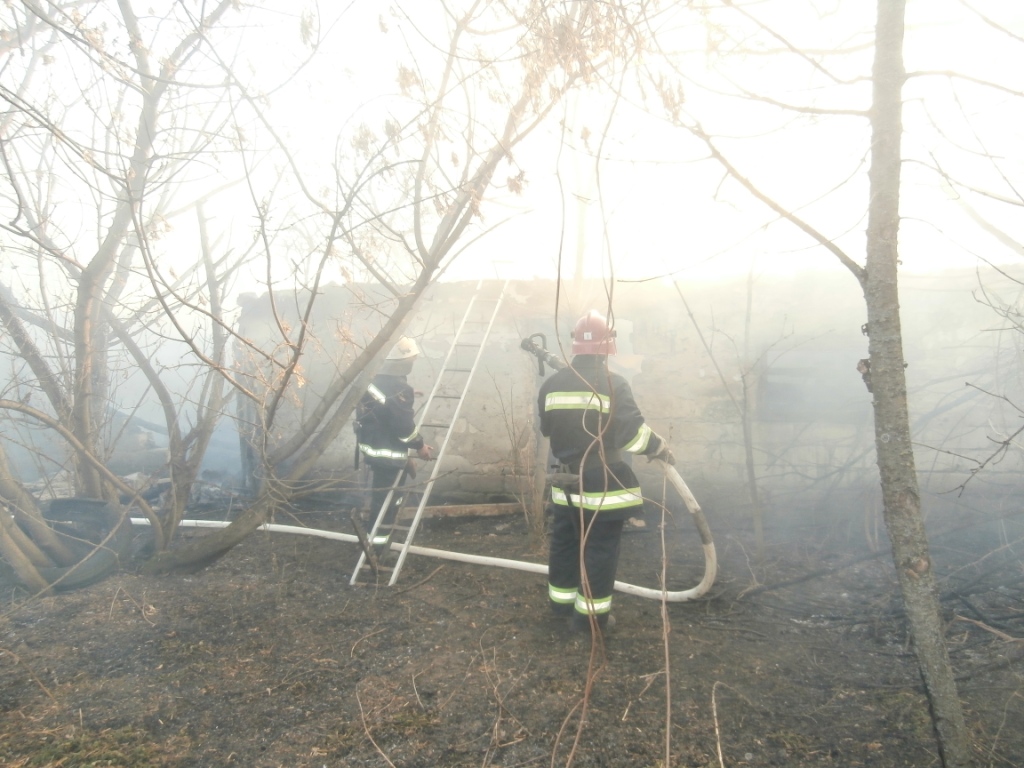 Півгодини пожежники гасили вогонь у дворі тячівського селянина