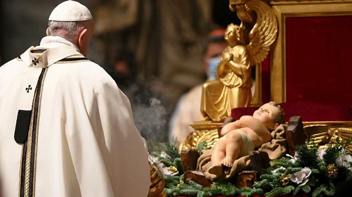 Папа Римський Франциск у традиційному різдвяному посланні Urbi et Orbi побажав Україні миру.

