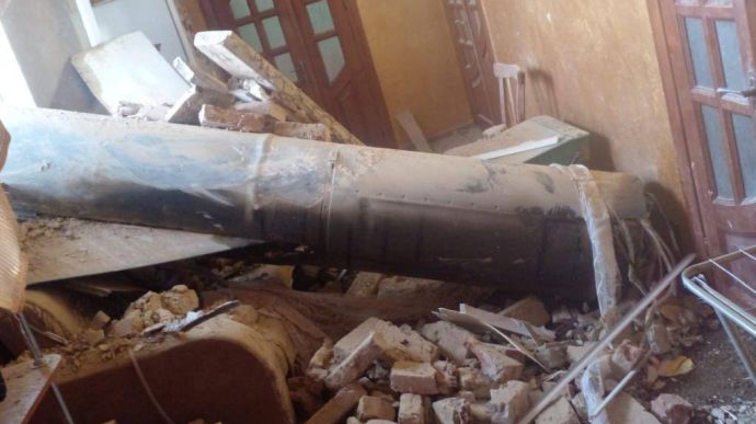 В Івано-Франківській області ракета влетіла в будинок. На щастя, вона не вибухнула.