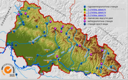 Информацию об отсутствии угрозы дальнейших паводков на Закарпатье обнародовали в автоматических гидрологических станциях.