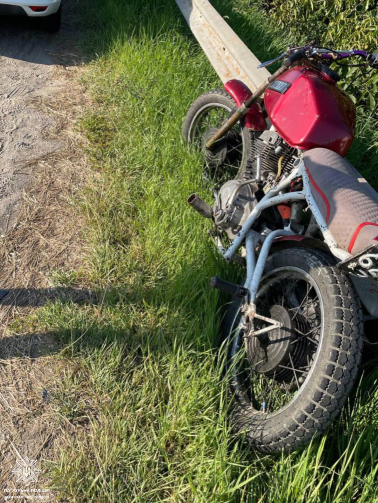 Ужгородські патрульні притягнули до відповідальності нетверезого мотоцикліста, який позбавлений права керування.