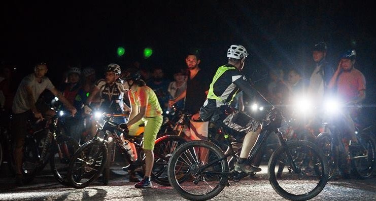 У ніч на 11 серпня в Ужгороді відбувся традиційний вело-заїзд під назвою 