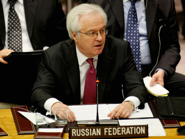 Представник Росії в Раді безпеки ООН Віталій Чуркін звинувачує українську владу в ухиленні від переговорів з сепаратистами