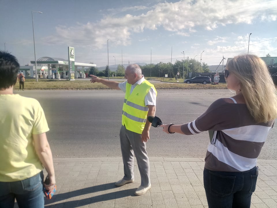 На въезде в Ужгород с трассы Киев-Чоп открылось движение по новой схеме.