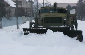 Мукачівщина звернулася до військових 128-бригади по допомогу в боротьбі зі снігом