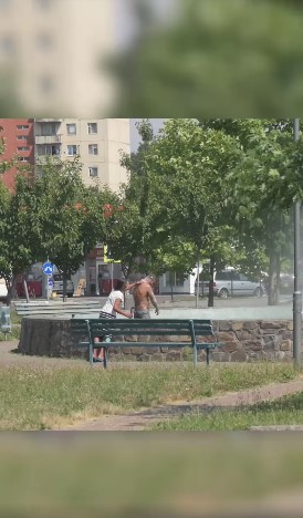 Речь идет о фонтане, который находится в центре Мукачево на улице Росвиховской.