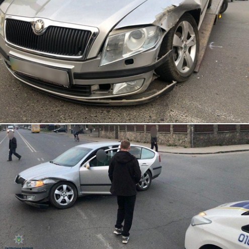 5-го квітня, близько 7-ї години, ужгородські патрульні отримали повідомлення про автопригоду без травмованих на вулиці Минайській в Ужгороді.