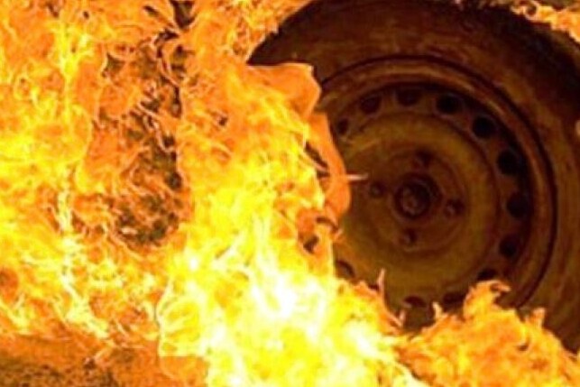 Вантажний автомобіль Volvo загорівся на Мукачівщині.