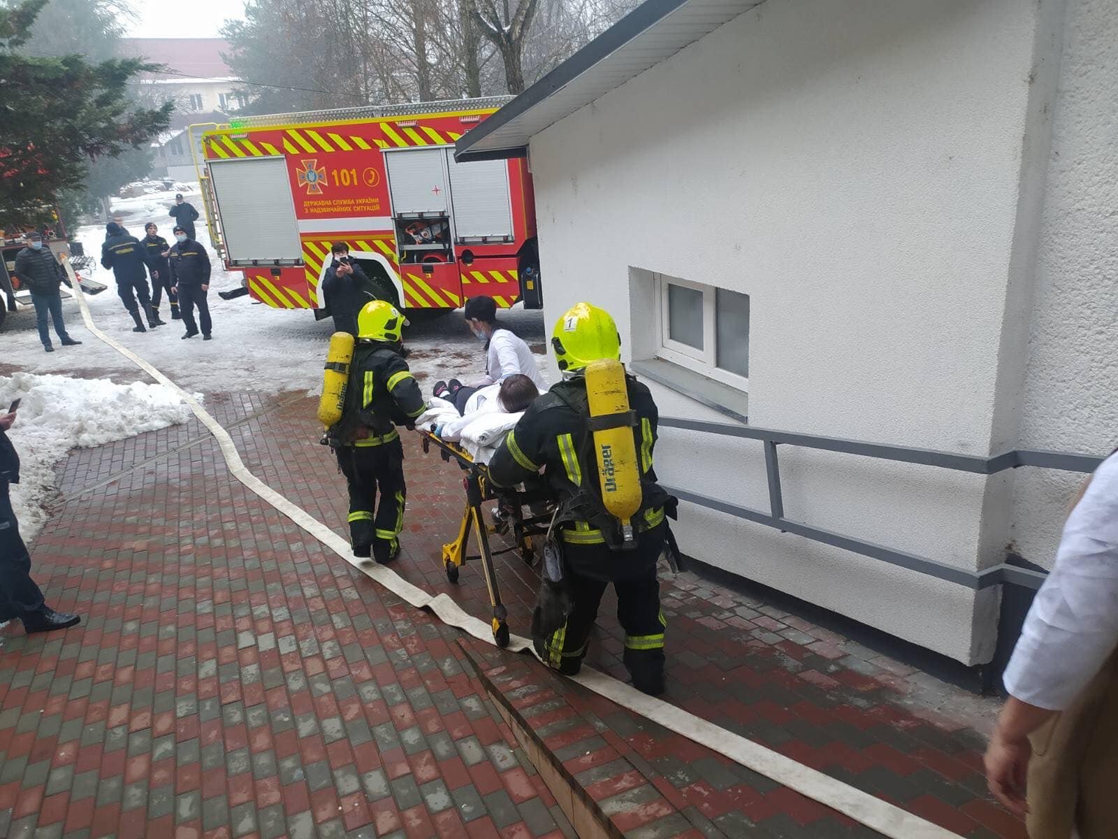 В Тячевском районе ликвидирован образовательный пожар в больнице.