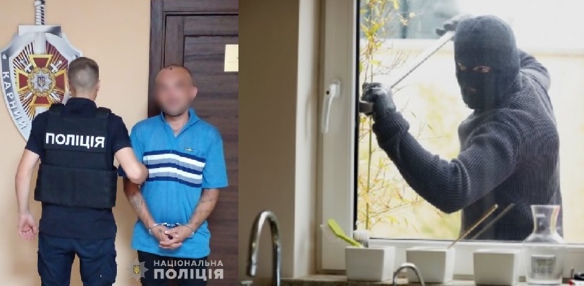 Поліцейські Ужгорода затримали грабіжника, який заліз в чужий будинок посеред ночі.