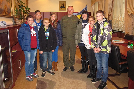 Очільник закарпатської міліції полковник Сергій Князєв зустрівся із вихованцями Перечинської школи-інтернату.