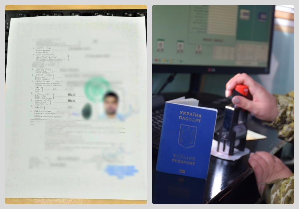 Громадянин України, який є вихідцем з Пакистану намагався виїхати за кордон за чужим документом.