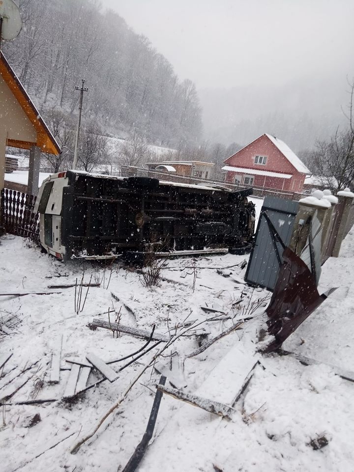 Аварія сталася в селі Білин.