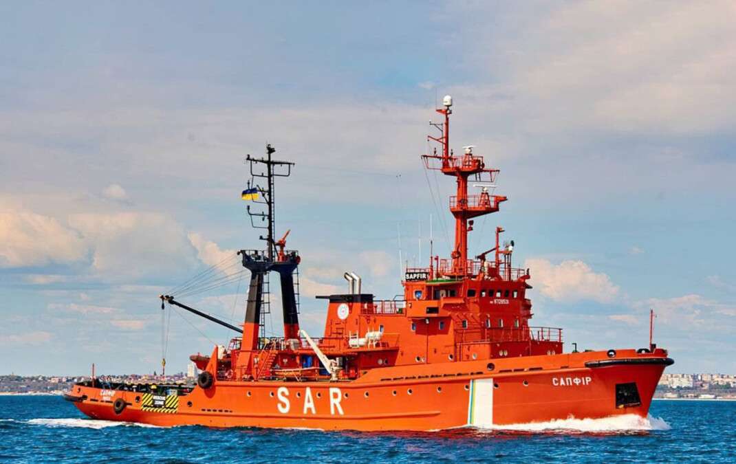Захоплене російськими окупантами 26 лютого українське рятувальне судно 
