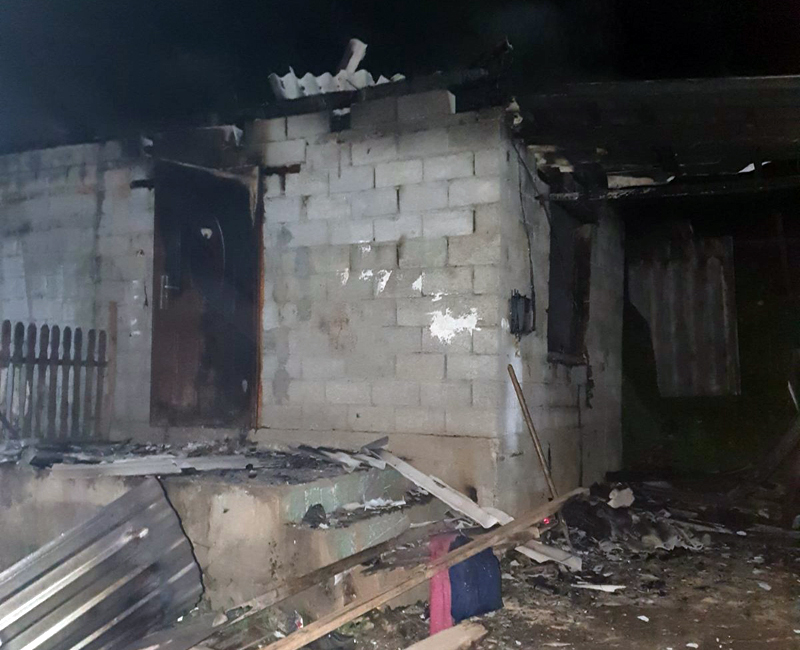 23 июля в 21:50 в оперативно-спасательную службу Закарпатья поступило сообщение о пожаре в жилом доме.