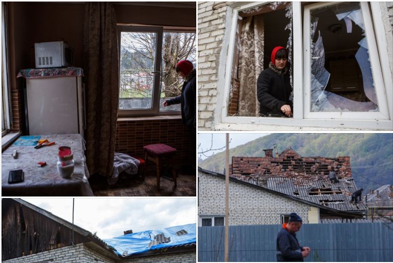 Внаслідок ракетного удару у смт Воловець повибивало вікна і понищило дахи в радіусі пів кілометра