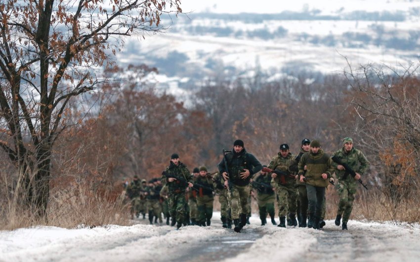 Под Дебальцево уничтожили боевиков-россиян