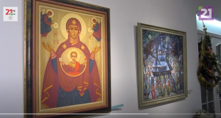В Ужгороде открылась Рождественская художественная выставка (ВИДЕО)