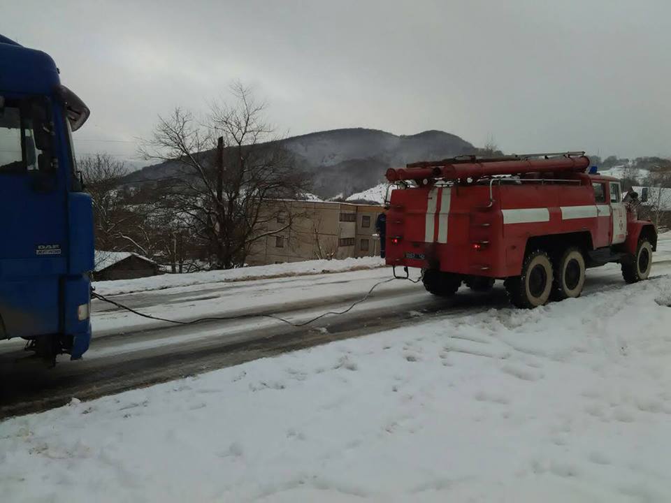 Оперативная информация по ликвидации последствий непогоды на территории Закарпатской области по состоянию на 11:00 4 января).