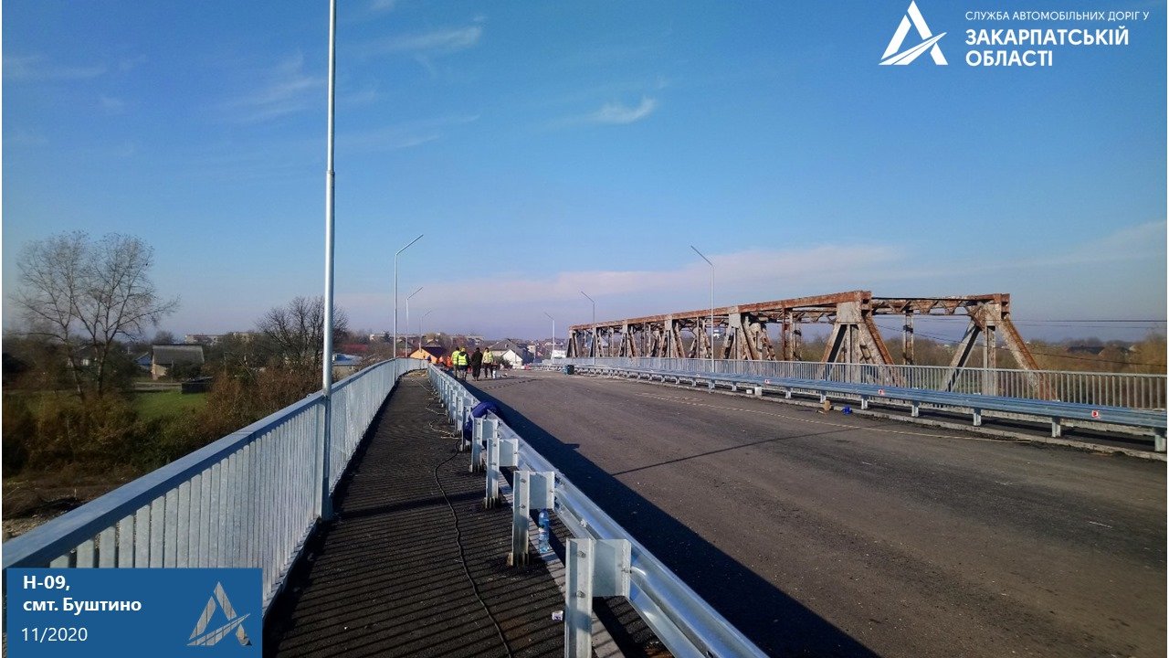 На участке км 90-227 на Н-09, мост в селе. Буштыно, приближается к завершению и открытию движения по обеим полосам.   