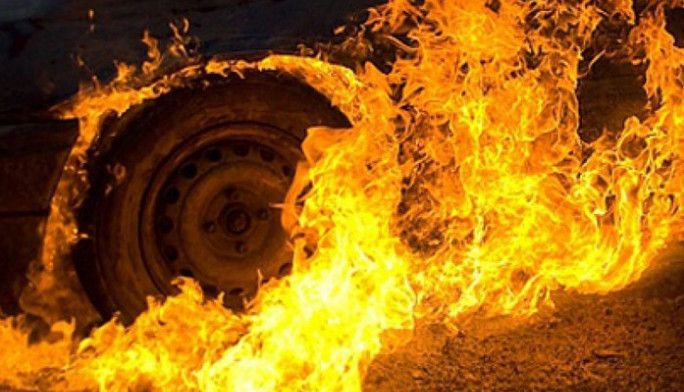 Вчора на Хустщині згорів вантажний автомобіль