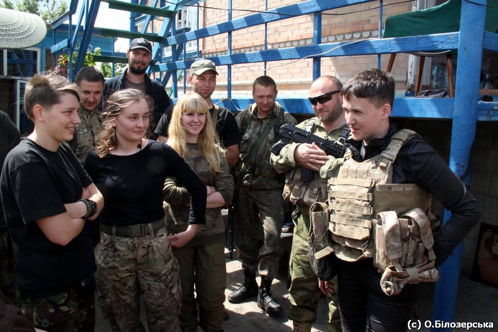 Надежда Савченко заявила, что готова вести переговоры об освобождении пленных украинских военнослужащих с главарями 