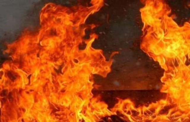 Накануне произошел пожар в Ужгородской области. Баня была в огне.
