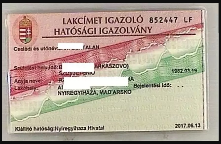 Громадянин Угорщини мав намір перетнути кордон з підробленим пластиковим посвідченням, що підтверджує наявність у нього адреси місця проживання у країні.